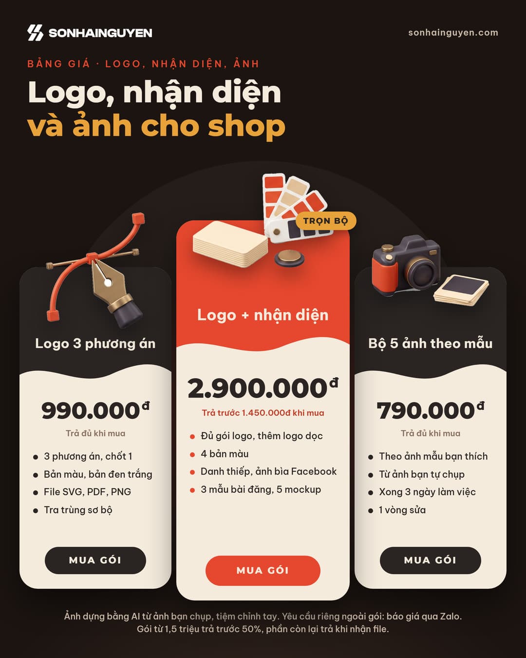 Thiết kế Logo · 3 phương án - ảnh 2