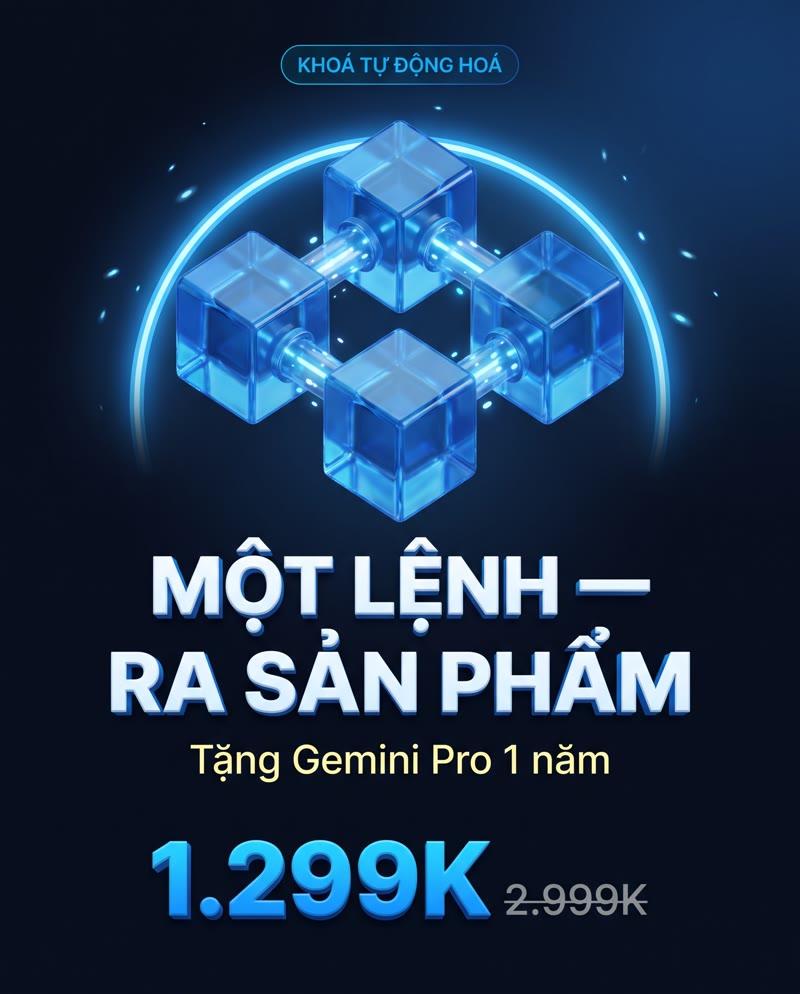 Khoá Tự Động Hoá – Một Lệnh Ra Sản Phẩm