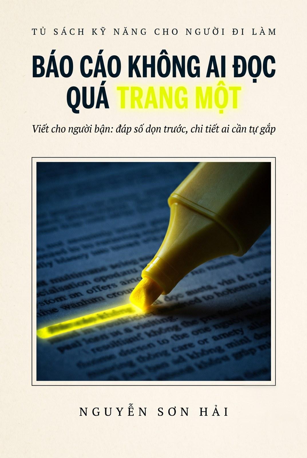 Báo Cáo Không Ai Đọc Quá Trang Một