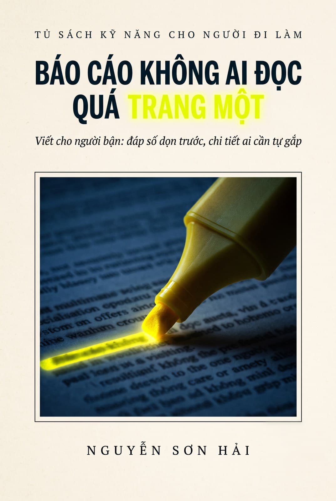 Báo Cáo Không Ai Đọc Quá Trang Một