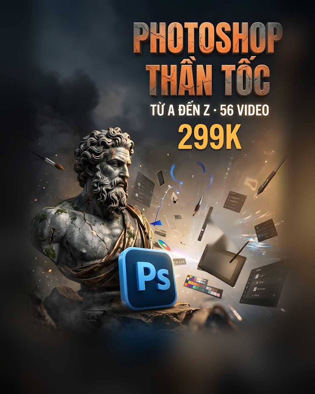 Photoshop Thần Tốc Từ A–Z – Bộ Tài Liệu Nghiên Cứu & Hướng Dẫn