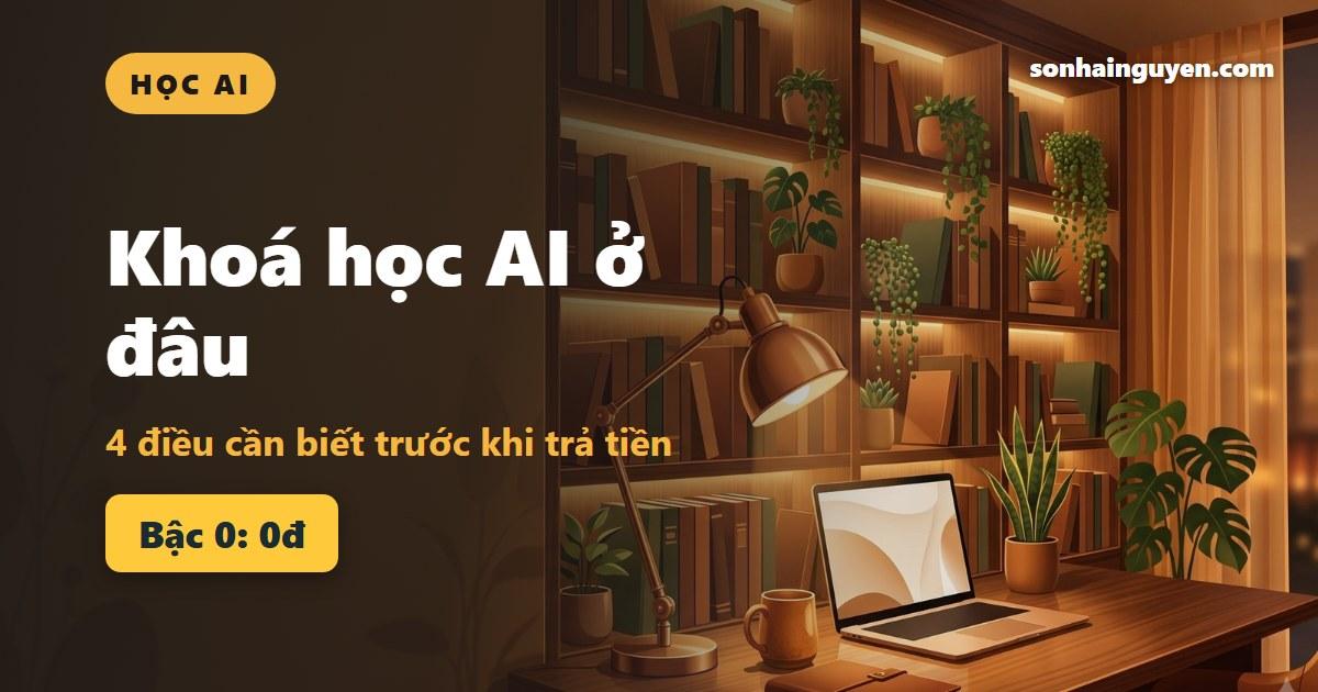 Khoá học AI ở đâu: 4 điều cần biết trước khi trả tiền
