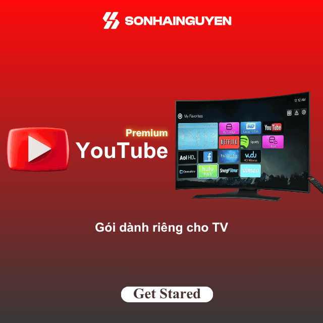 Youtube premium dành cho TiVi