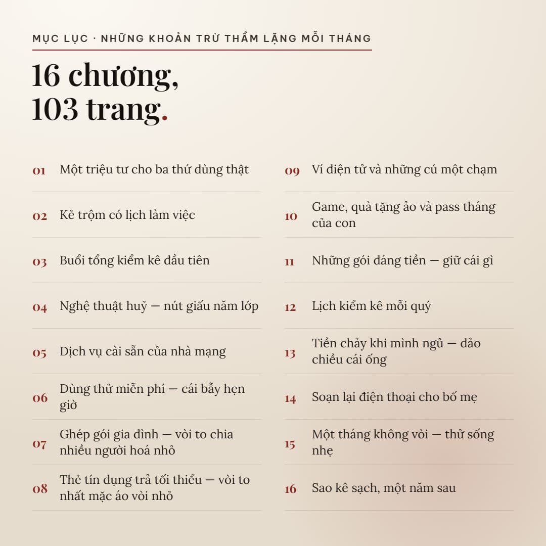 Những Khoản Trừ Thầm Lặng Mỗi Tháng - ảnh 3