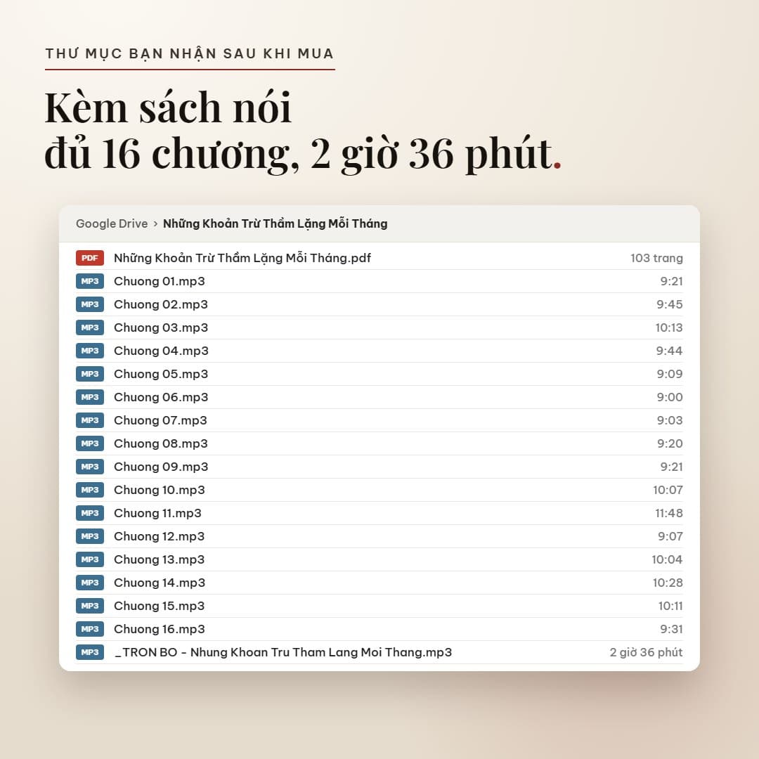 Những Khoản Trừ Thầm Lặng Mỗi Tháng - ảnh 6