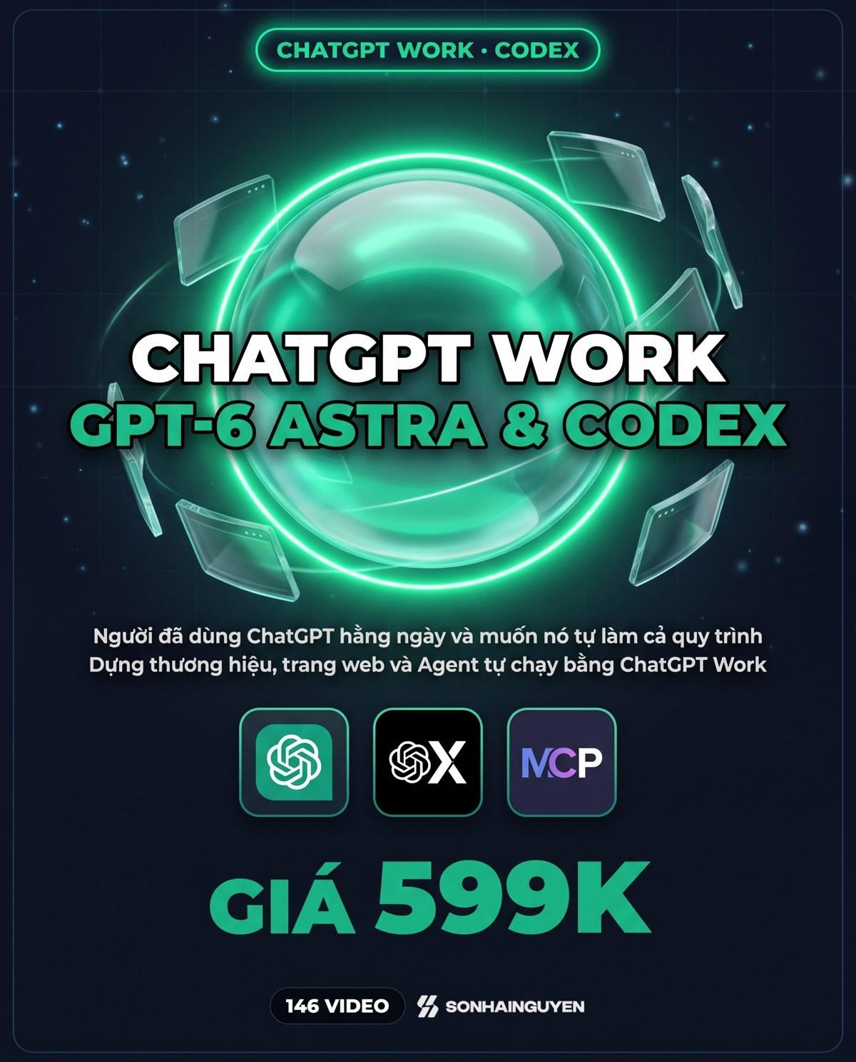 ChatGPT Work, GPT-6 Astra Và Codex – Chuyên Sâu 2026